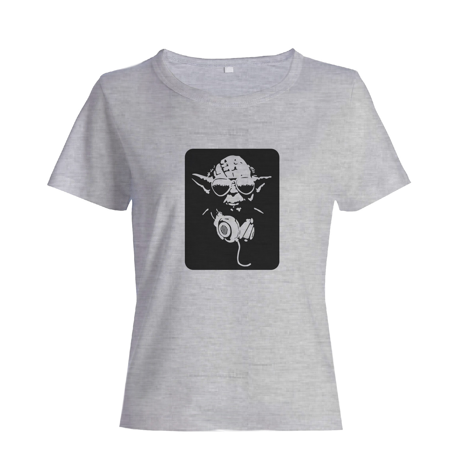 Футболка с прикольным принтом Йода