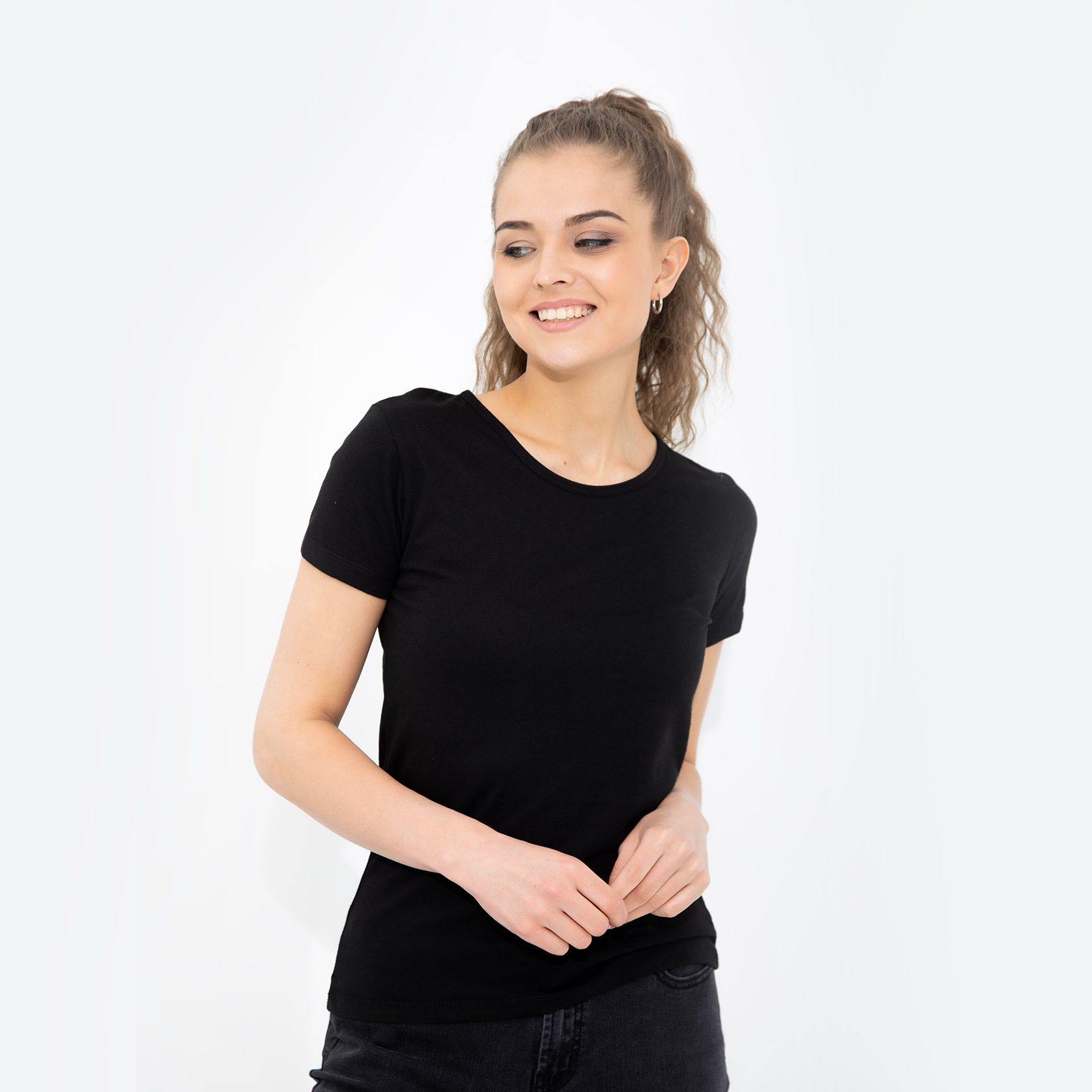 Футболка базовая однотонная