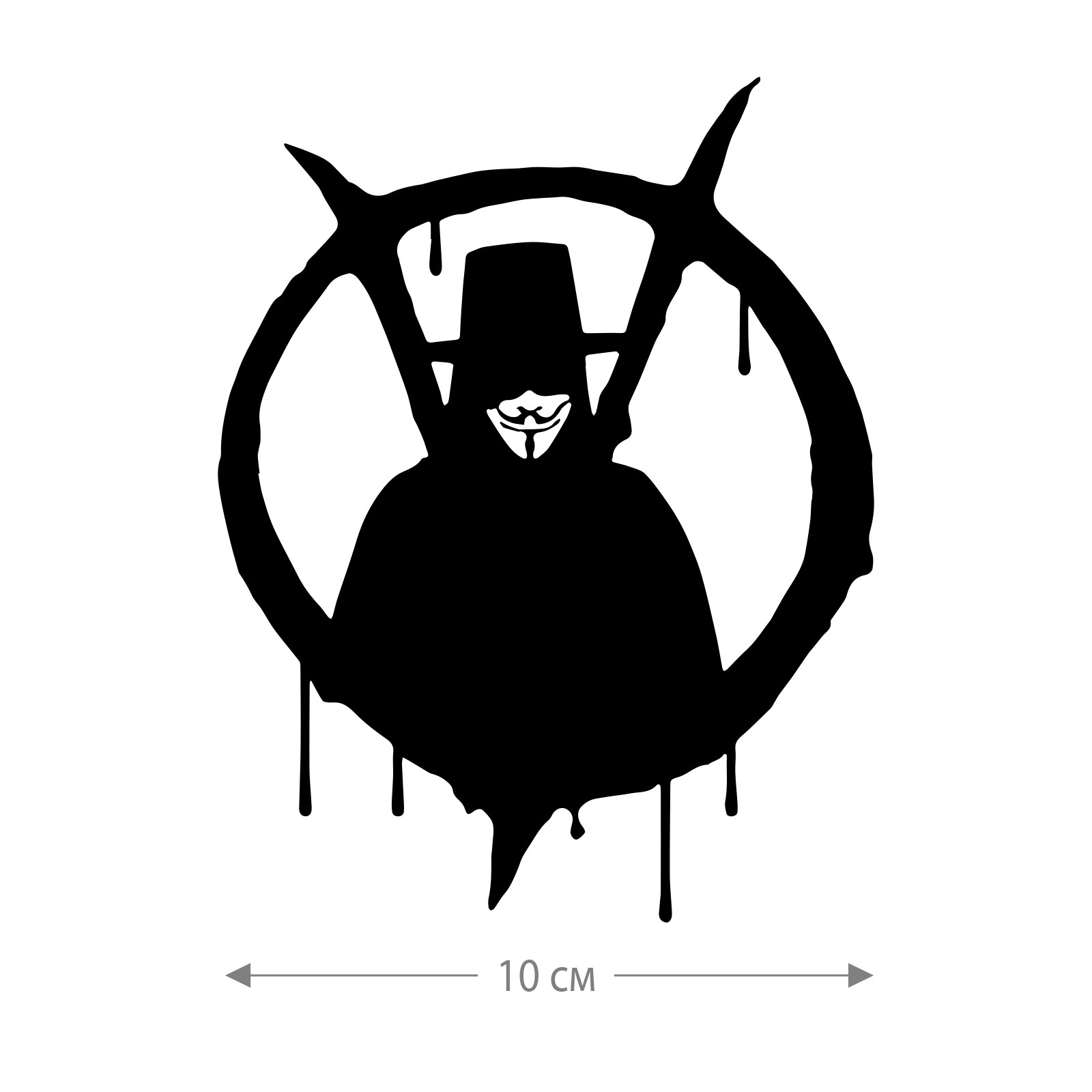 Наклейка на авто Вендетта / Оригинальная наклейка на машину Вендетта