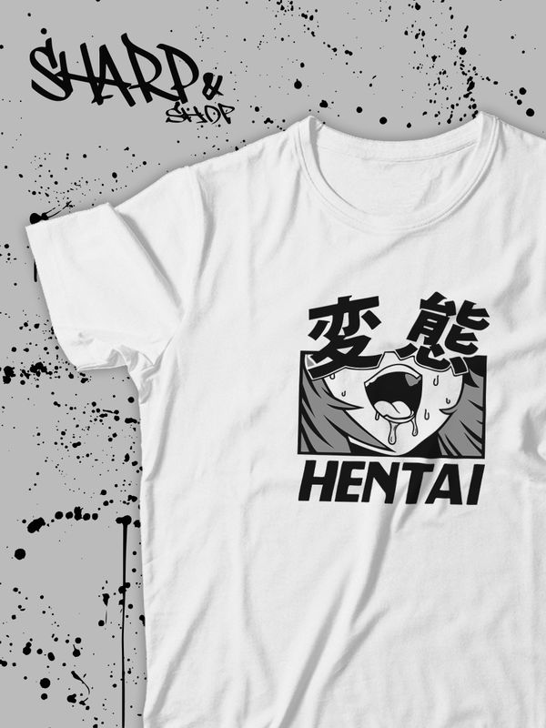 Аниме футболка оверсайз с принтом anime