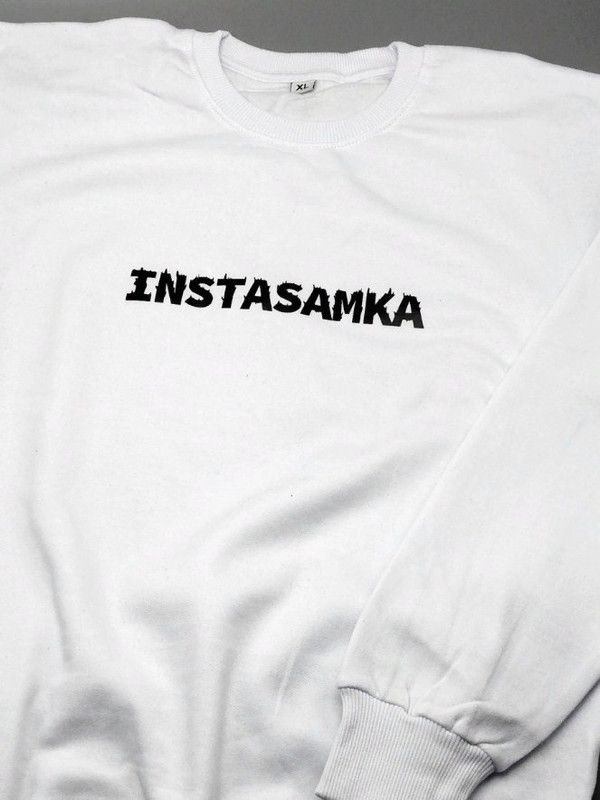 Женский свитшот с принтом Instasamka.