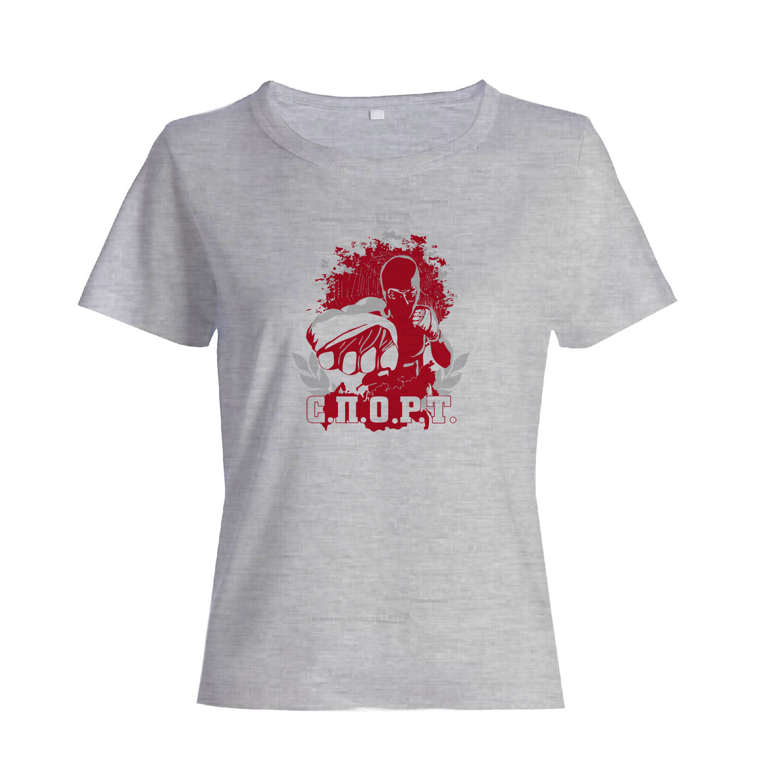 Футболка для тренировок и повседневной носки с принтом СПОРТ