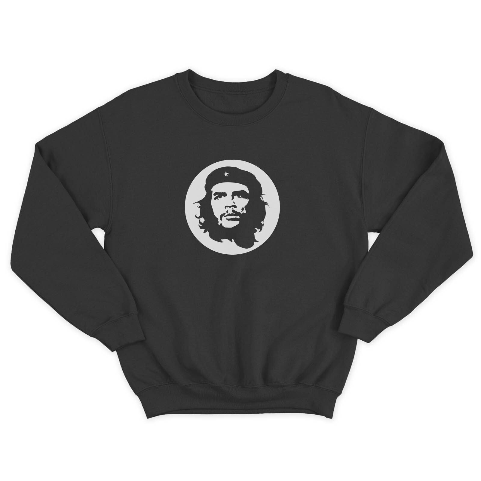 Женский свитшот с прикольным принтом Че / Женская толстовка без капюшона с надписью