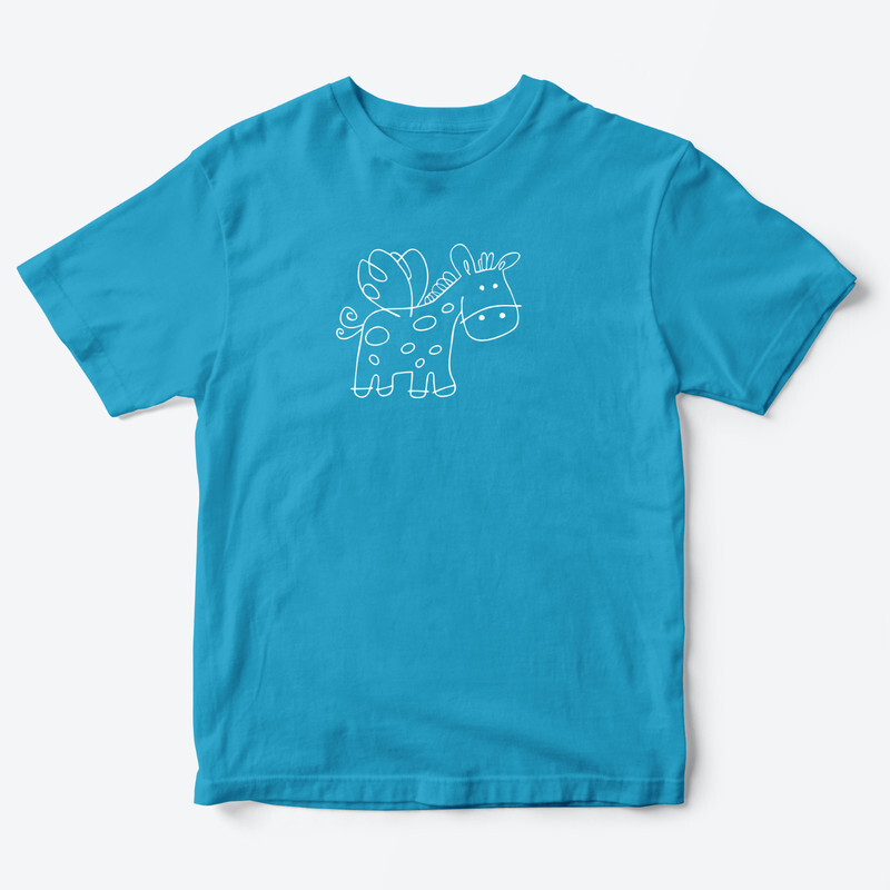 Детская футболка для девочки с рисунком Крылатый пони