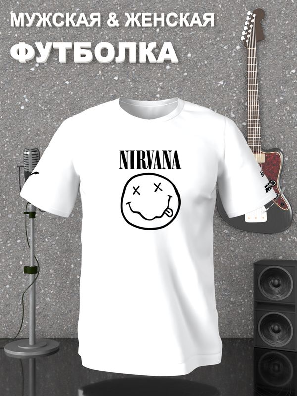 Футболка Нирвана Nirvana logo логотип лого с принтом
