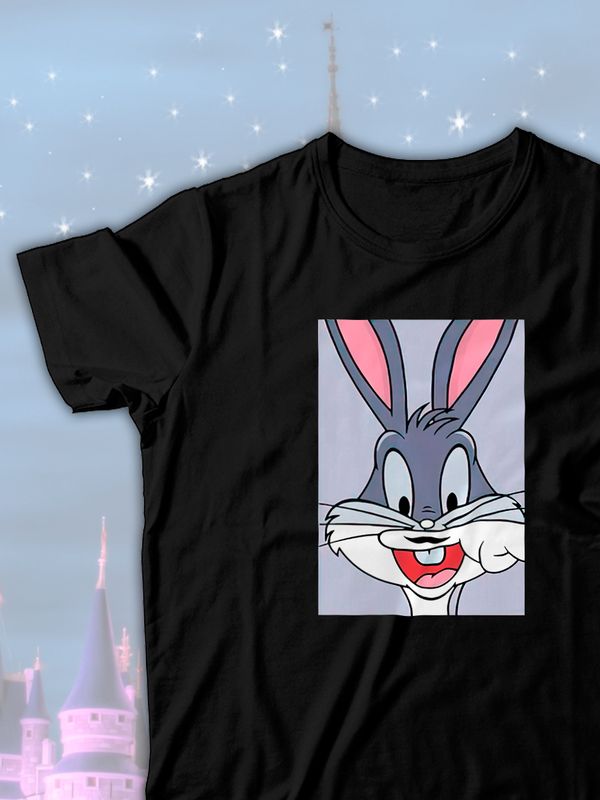Парные футболки Багз Банни кролик Bugs Bunny с принтом заяц
