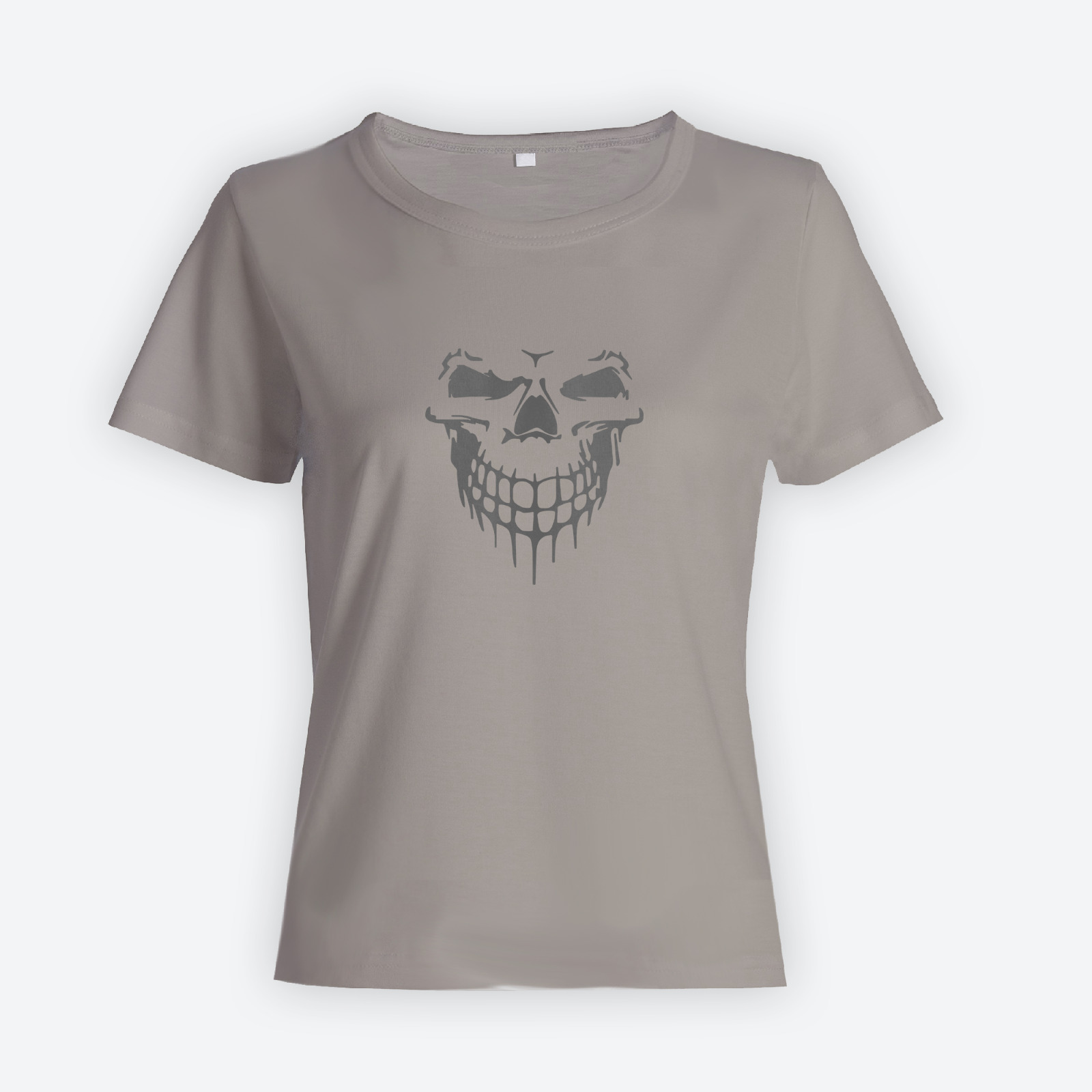 Модная футболка с принтом Череп