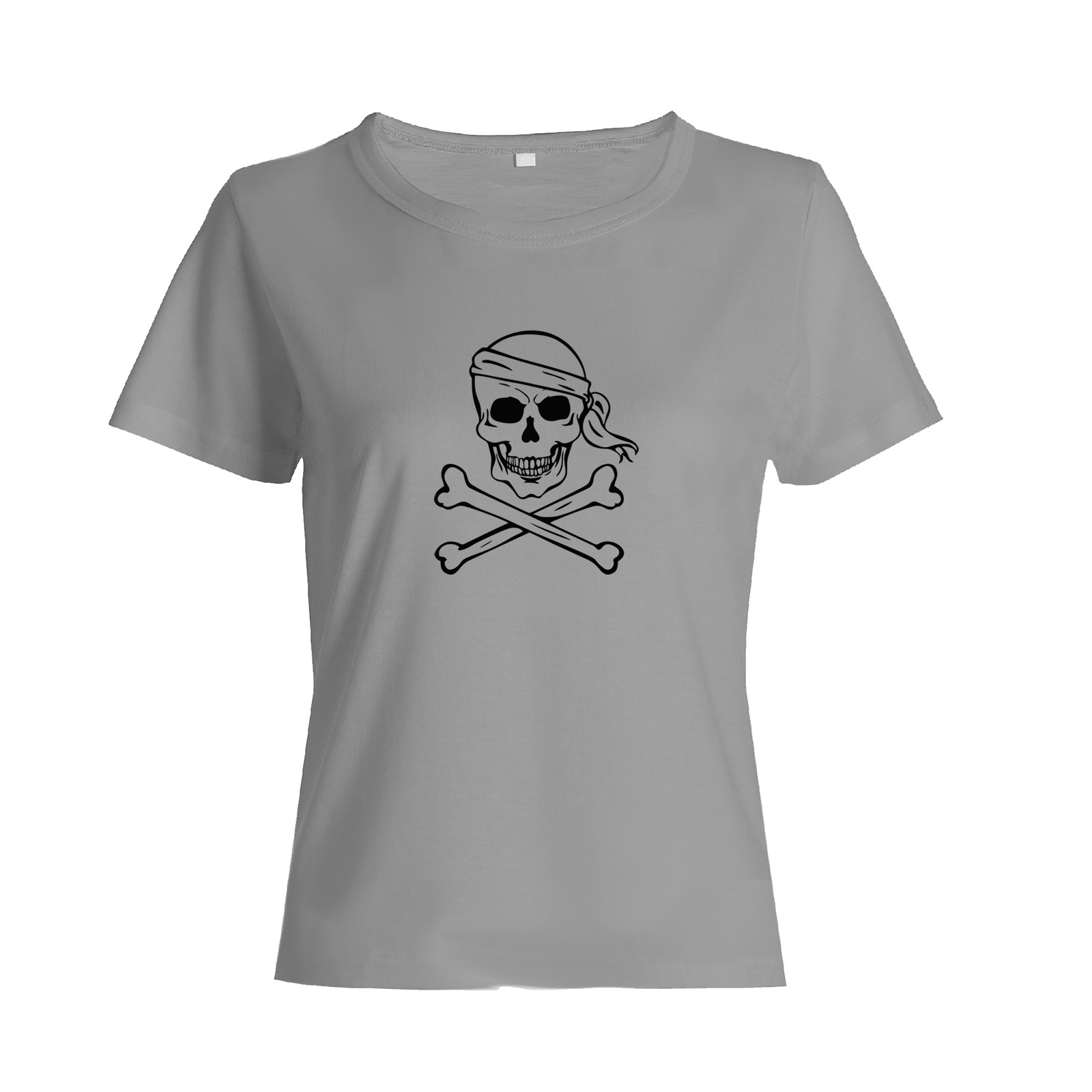 Футболка с черепом оверсайз с принтом