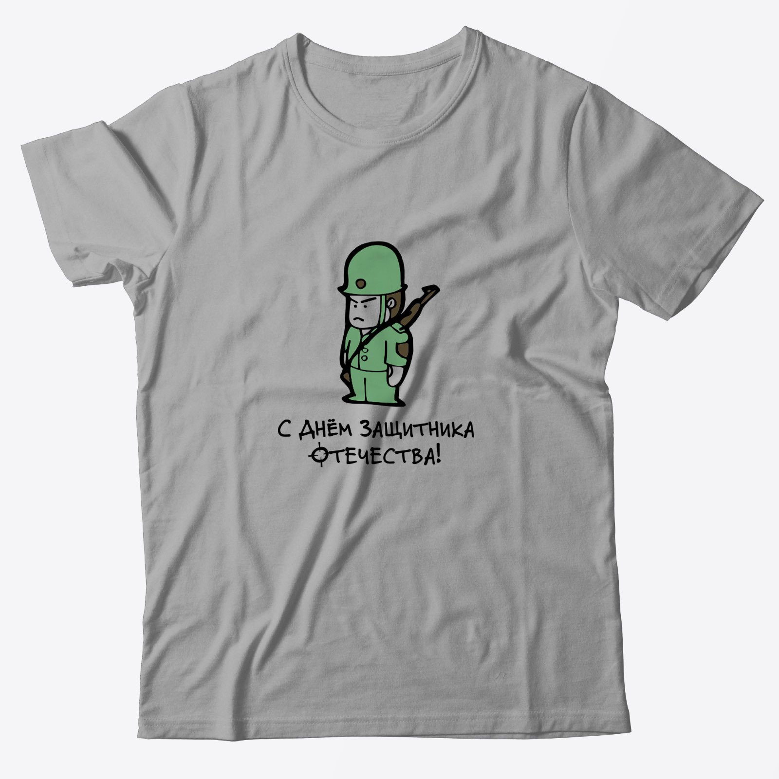 Футболка с принтом Солдат