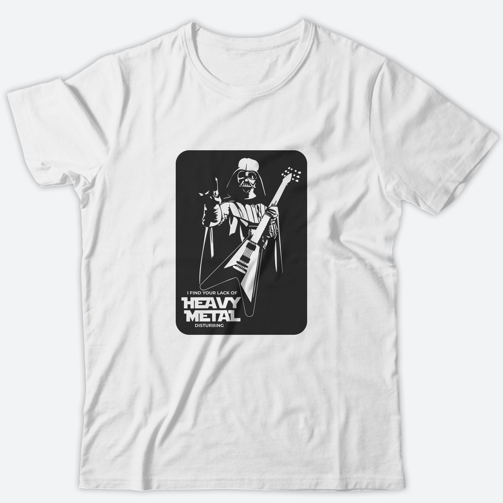 Футболка с крутым принтом Хэви Металл