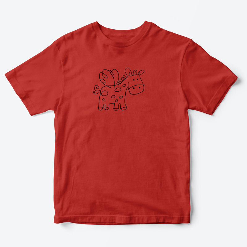 Детская футболка для девочки с рисунком Крылатый пони