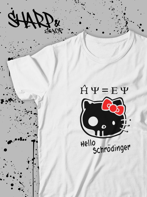 Футболка Hello Kitty Аниме Куроми оверсайз дрейн майка с принтом