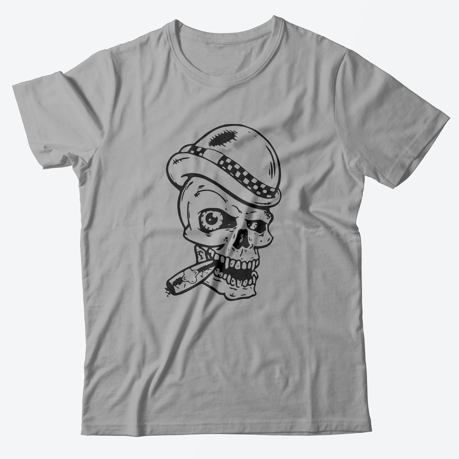 Модная футболка с принтом Череп