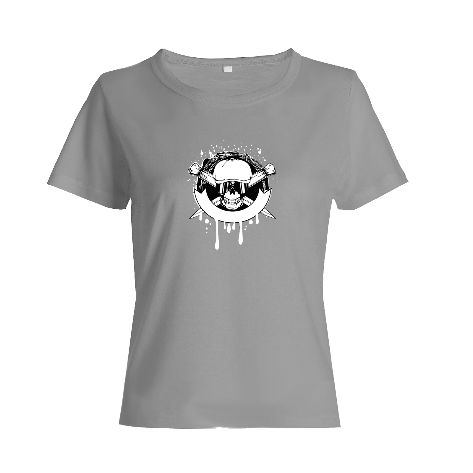 Футболка с черепом с принтом