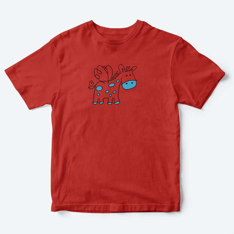 Детская футболка для девочки с рисунком Крылатый пони