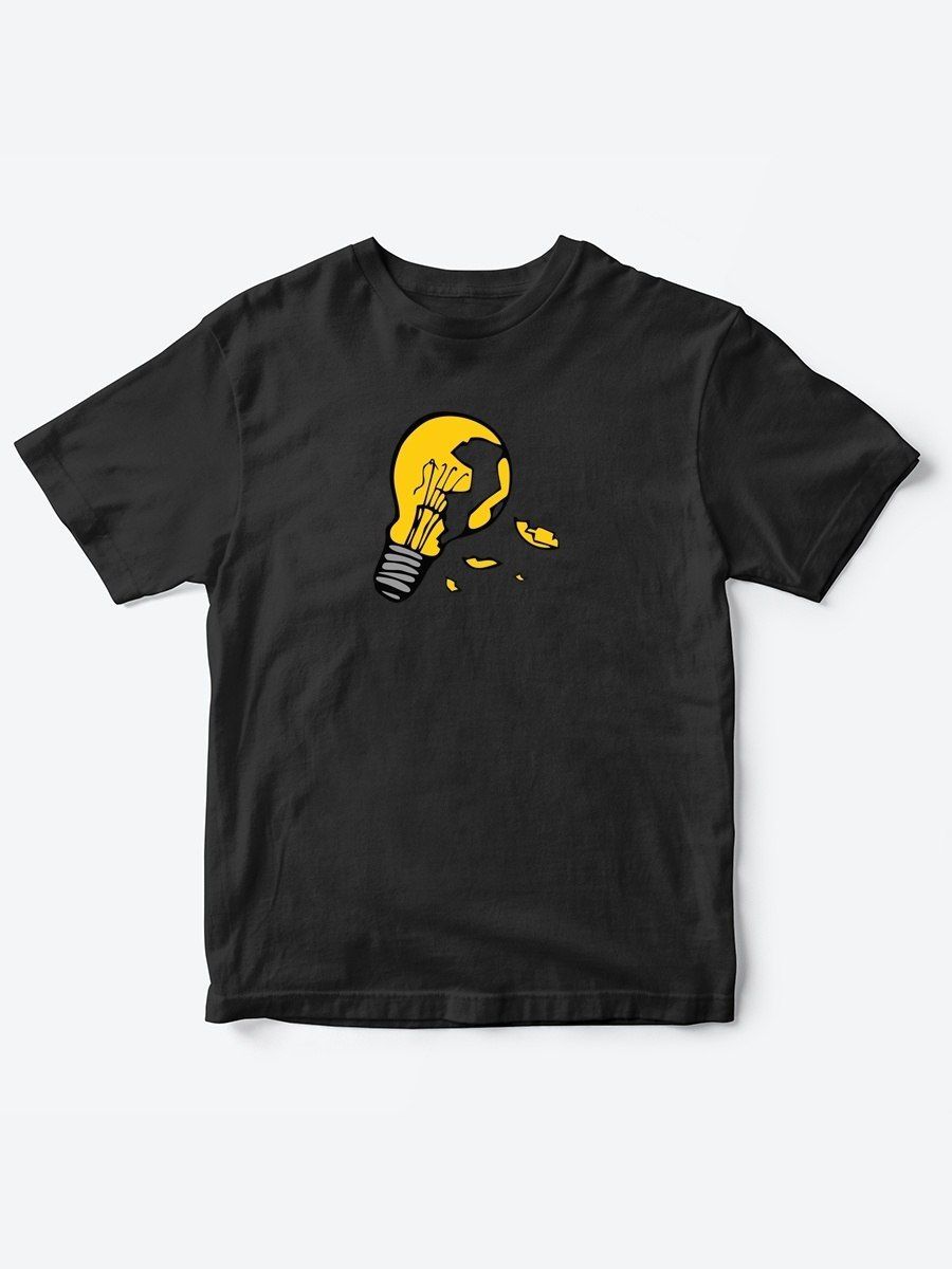 Детские футболки с принтом Лампочка / Одежда для детей
