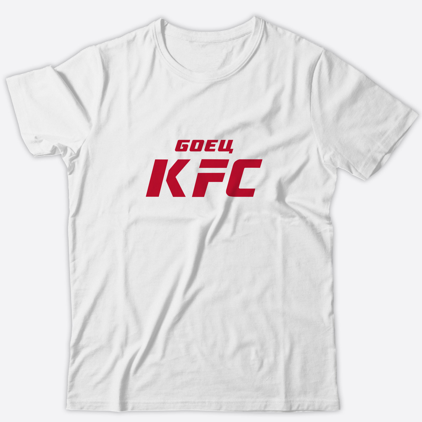 Футболка с принтом Боец