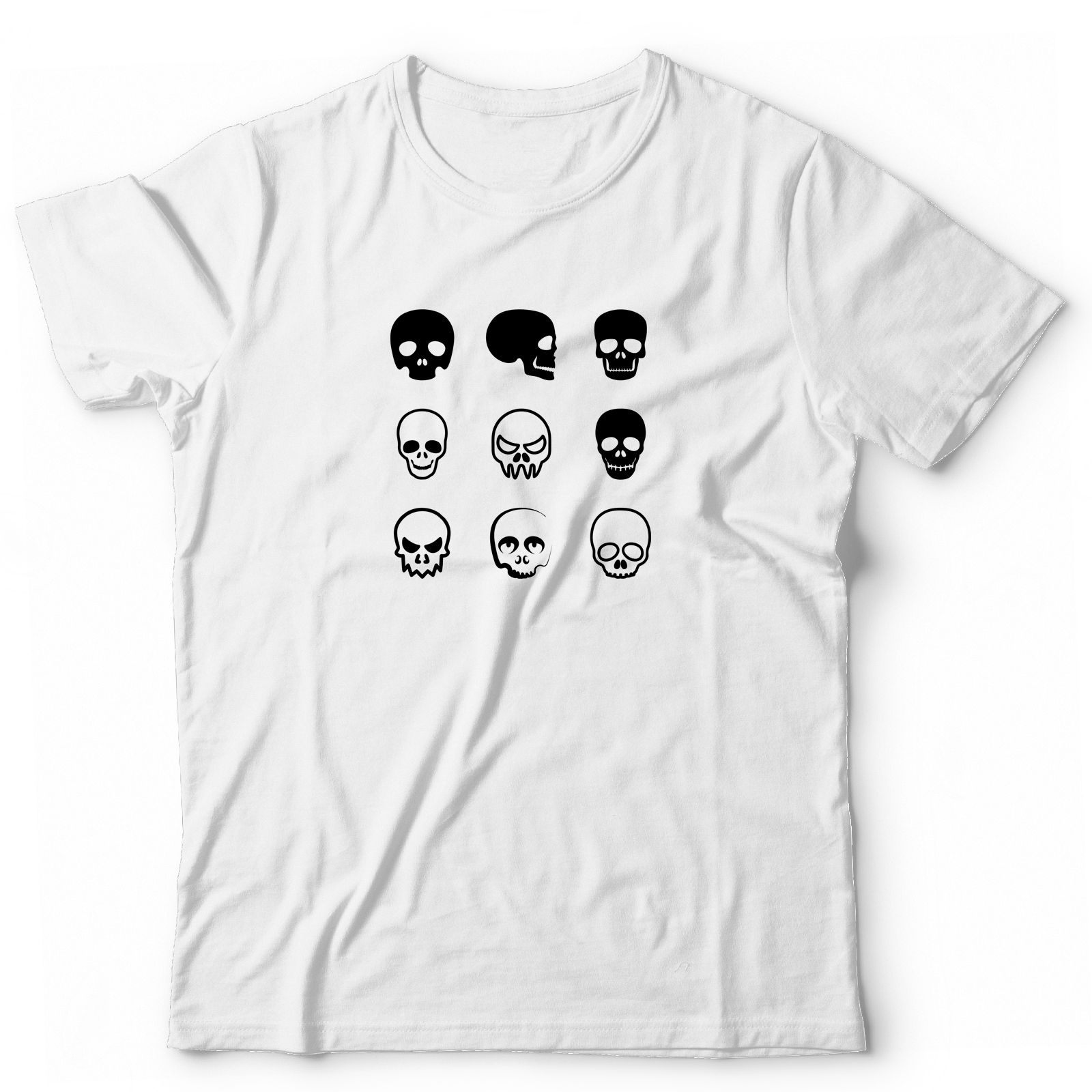 Футболка с черепом с принтом