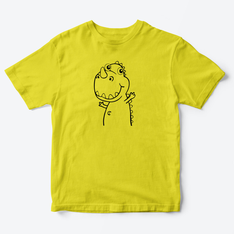 Детская футболка с рисунком Малыш динозавр
