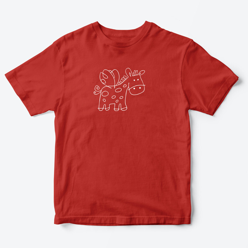 Детская футболка для девочки с рисунком Крылатый пони