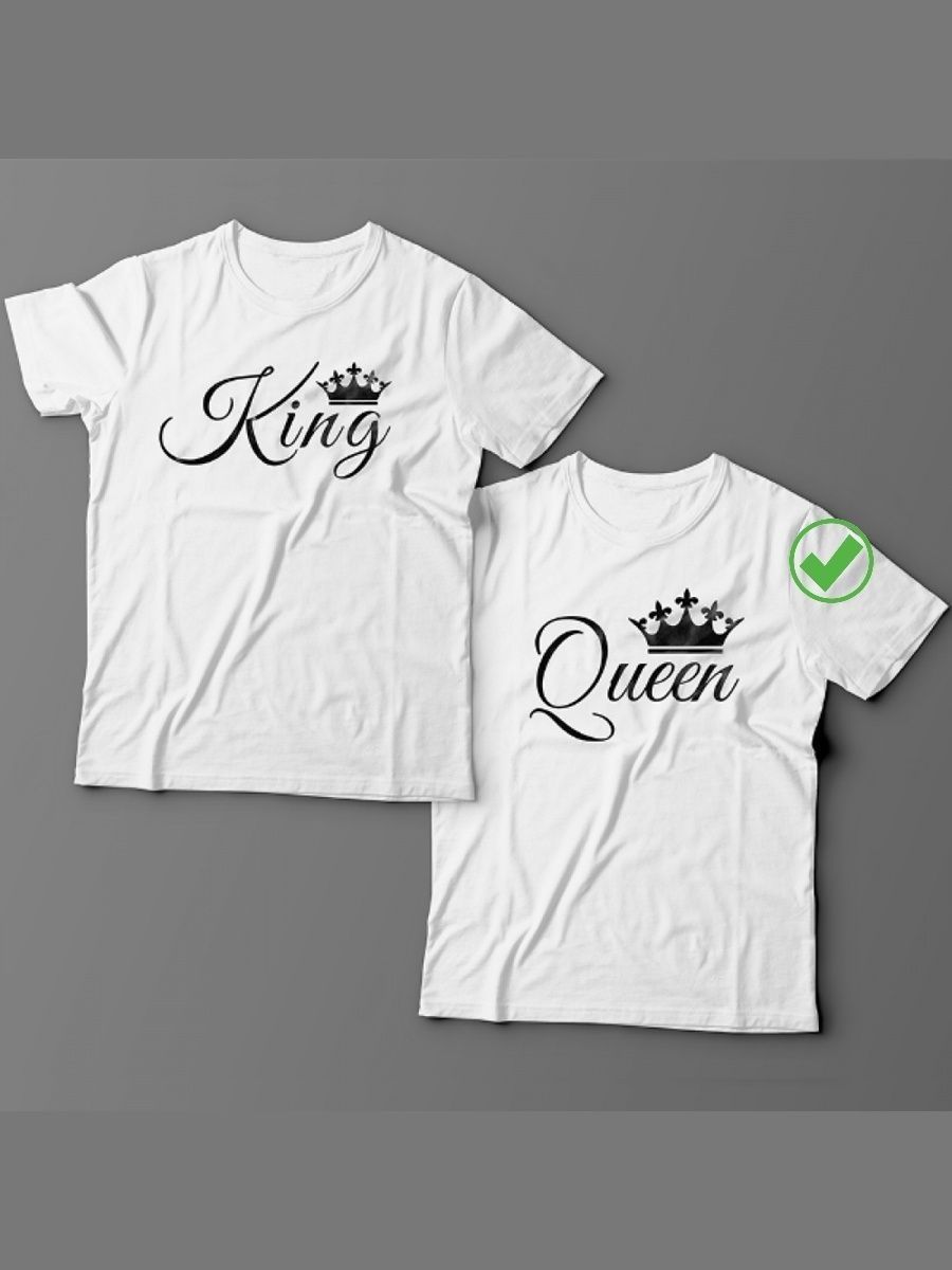 Футболки для двоих с принтом