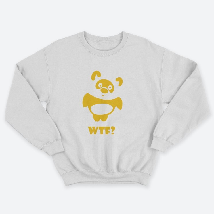 Прикольный мужской свитшот с надписью WTF Vinney.