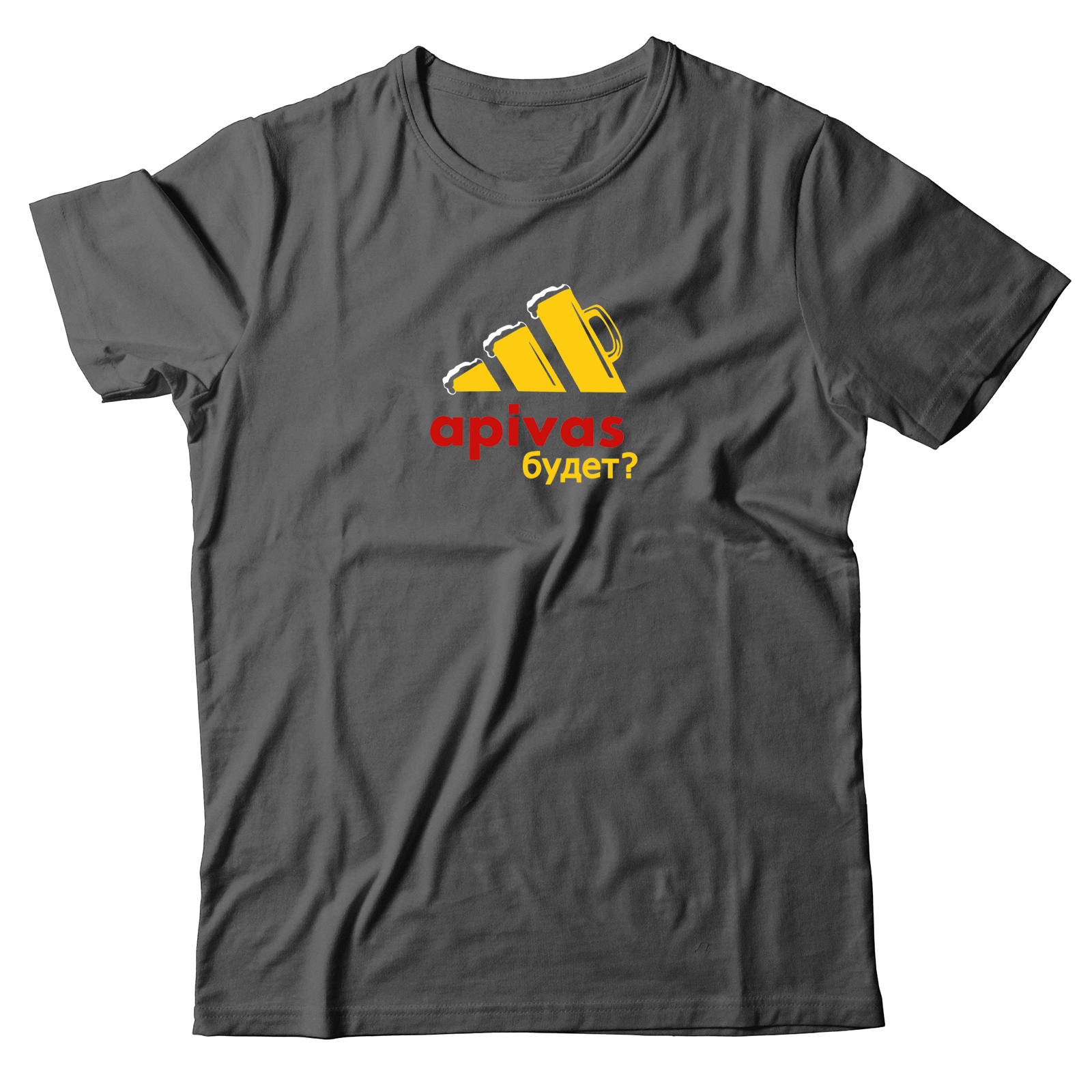 футболка со смешной надписью Apivas будет. Забавная футболка.