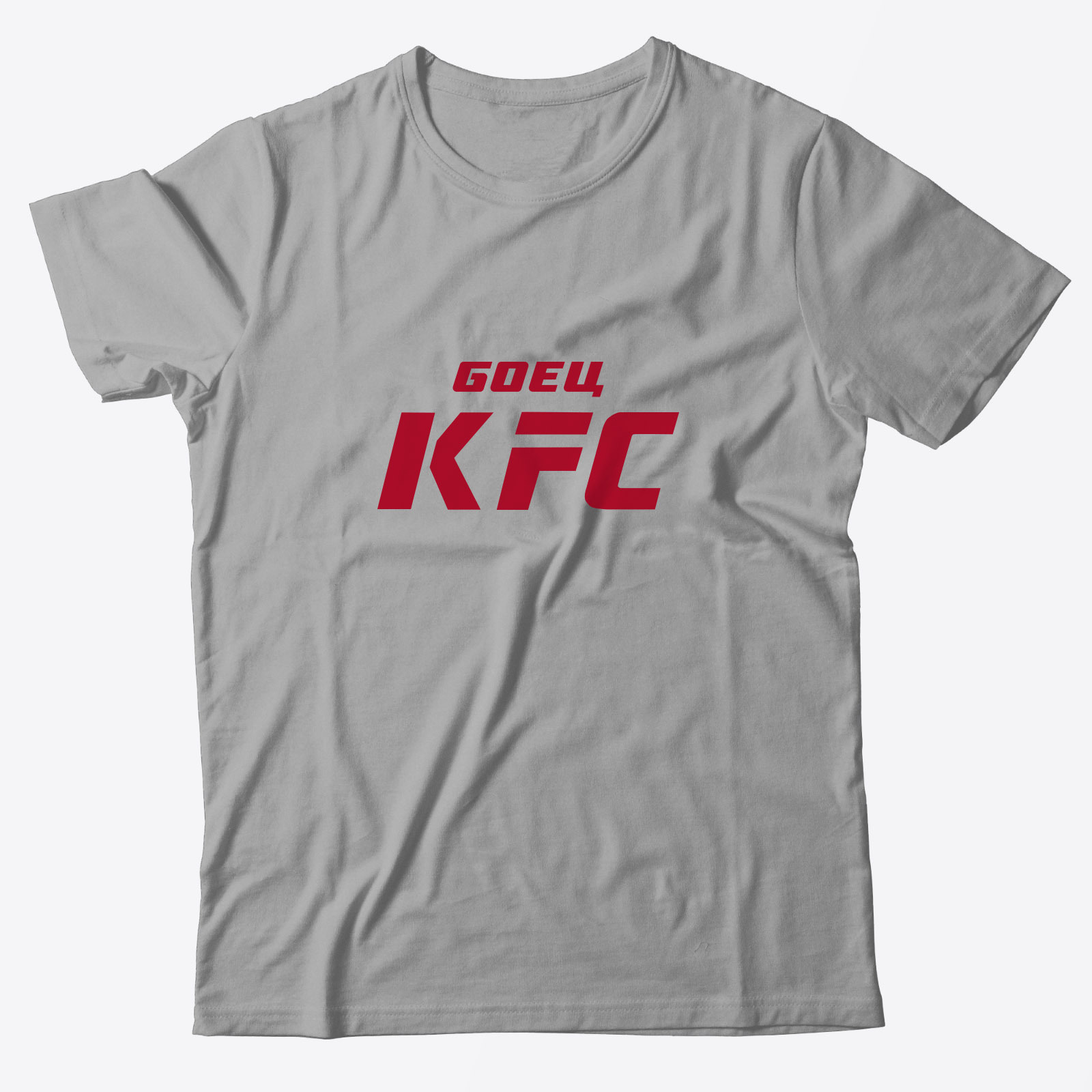 Футболка с принтом Боец