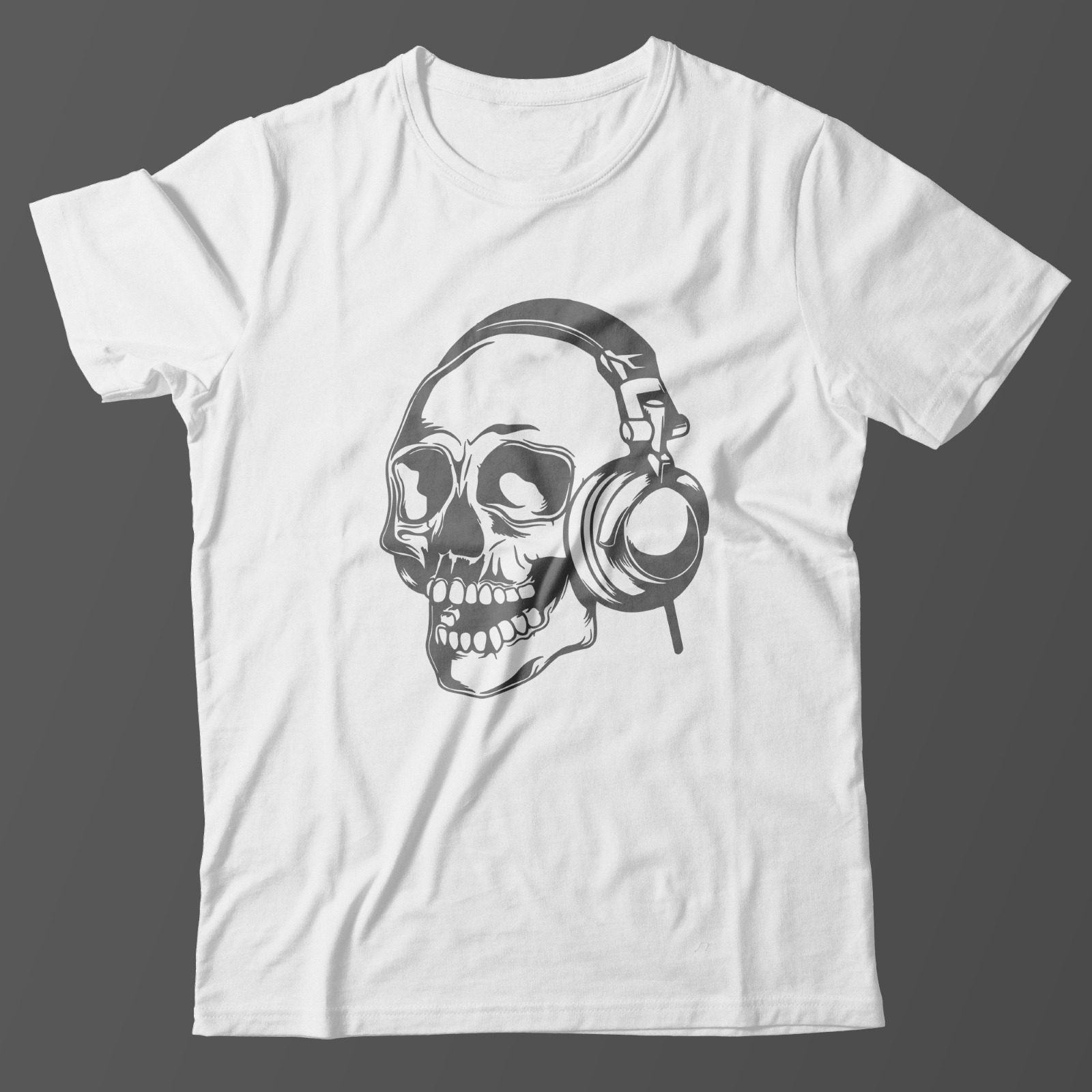 Модная футболка с принтом Череп
