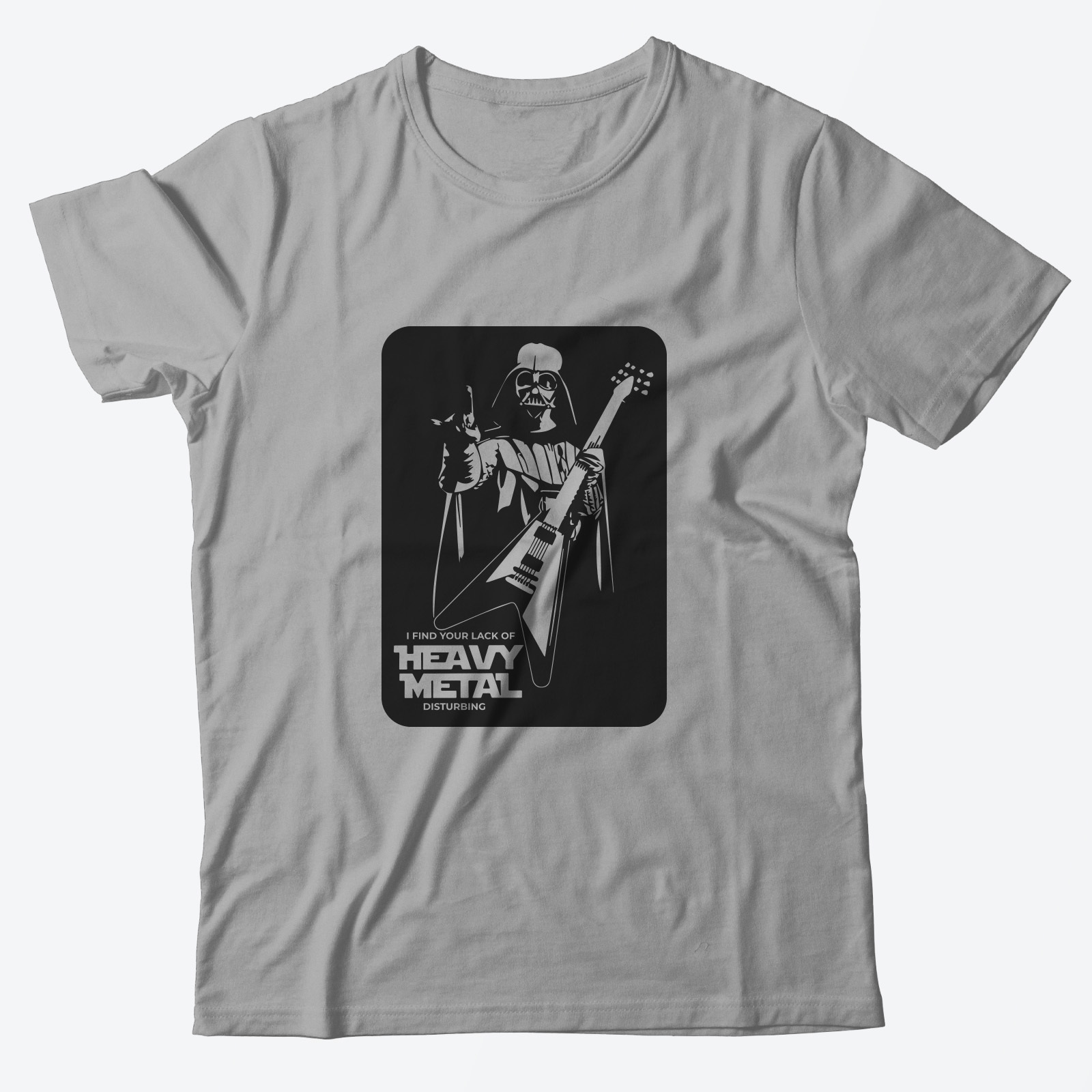 Футболка с крутым принтом Хэви Металл