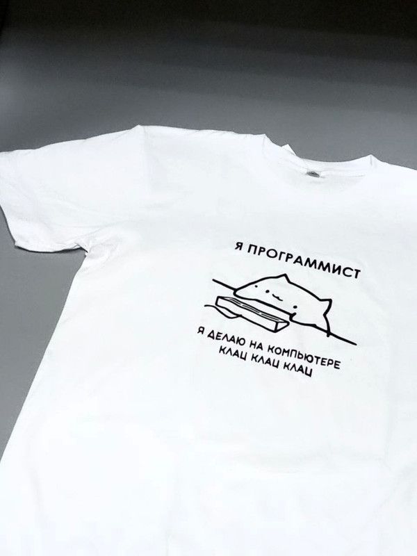 футболка оверсайз с принтом надписью 