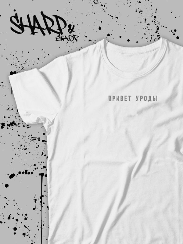 футболка с принтом