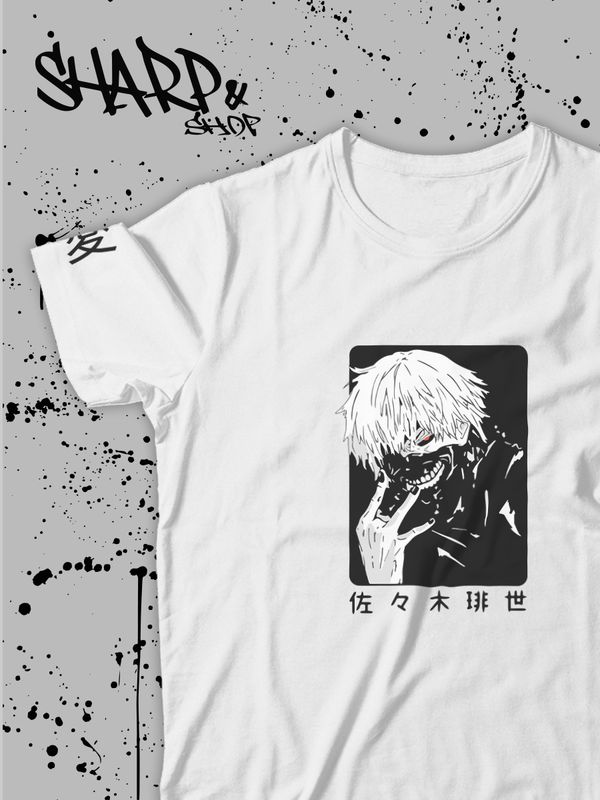 Футболка Аним оверсайзс принтом