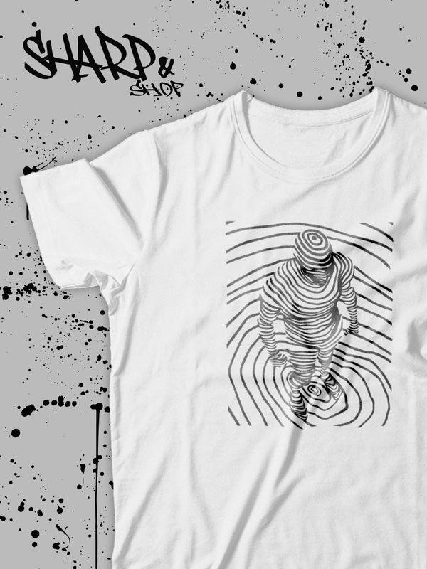 Футболка Аниме оверсайзс принтом