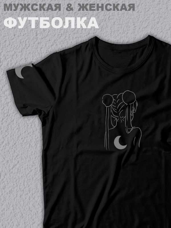 Футболка оверсайз с принтом аниме Sailor Moon Сейлор Мун