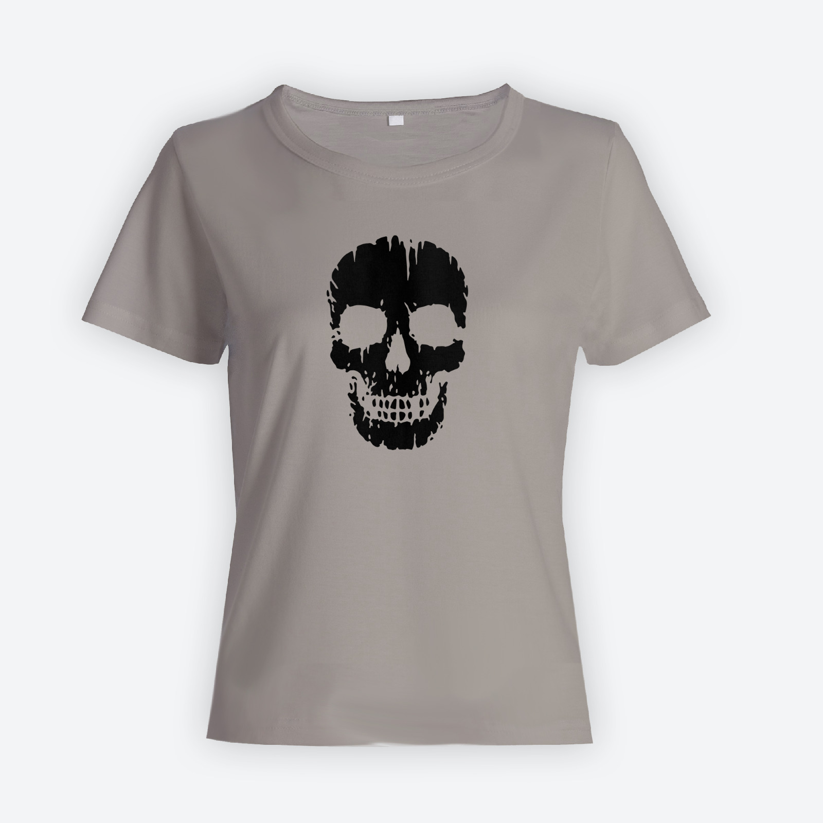 Модная футболка с принтом Череп