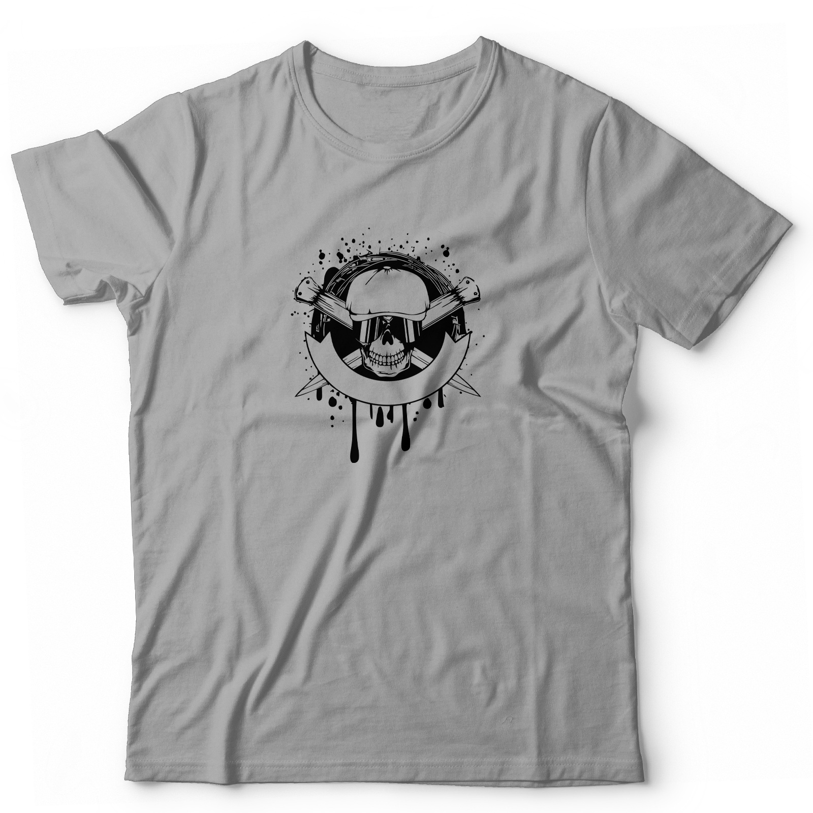 Футболка с черепом с принтом