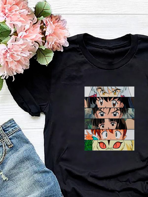 Футболка Инуяша Inuyasha аниме Инуяся персонажи anime с принтом