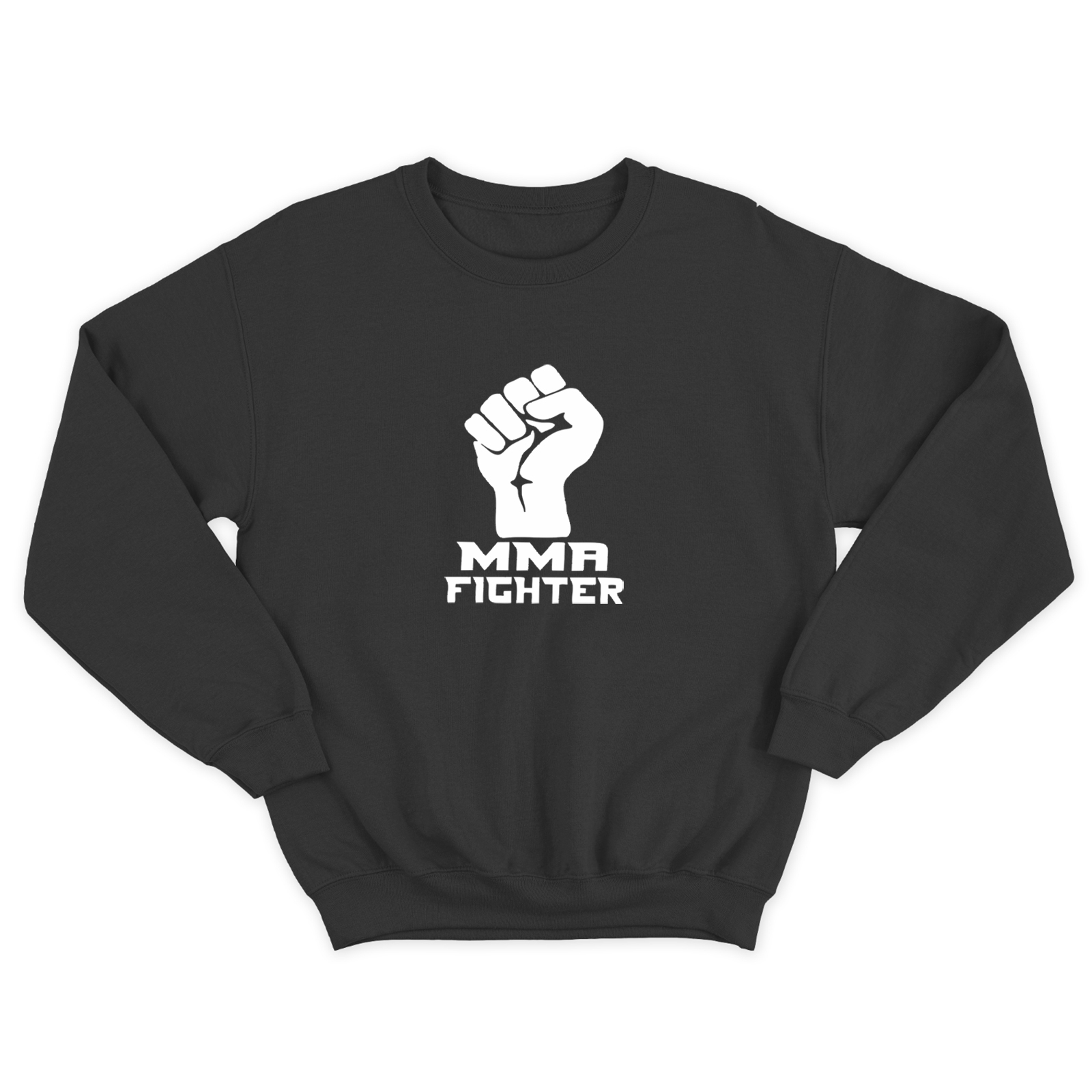 Свитшот для бойцов ММА и UFC с принтом MMA fighter / Мужская толстовка без капюшона для повседневной носки и для тренировок Свитшот для бойцов ММА и UFC с принтом MMA fighter / Мужская толстовка без капюшона для повседневной носки и для тренировок