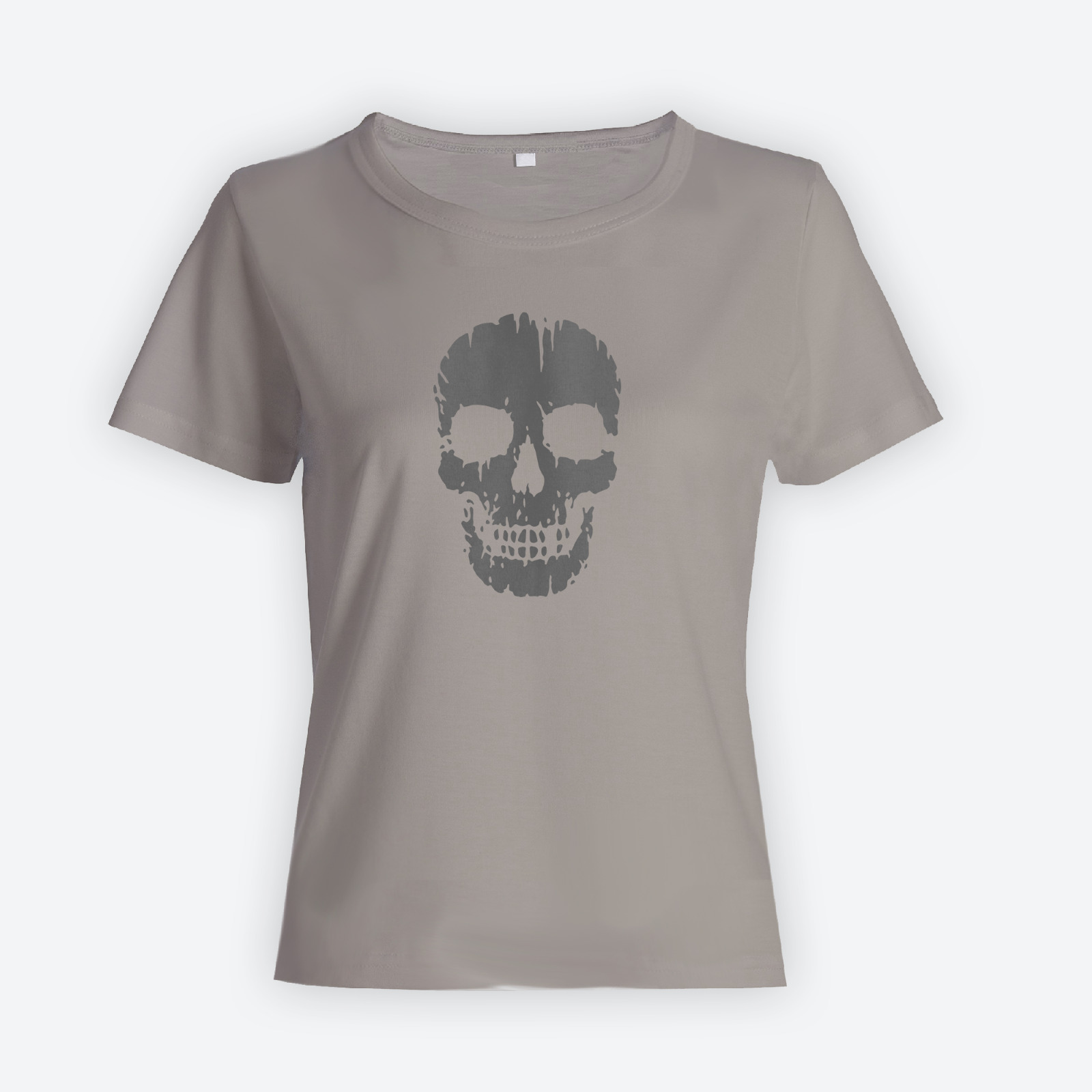 Модная футболка с принтом Череп