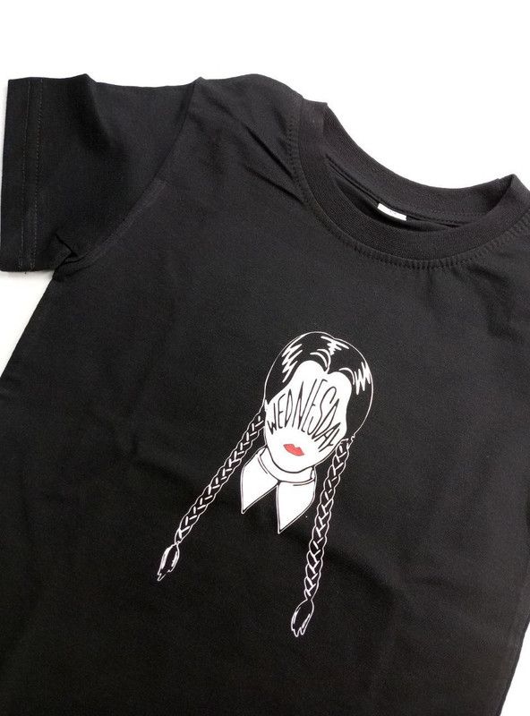 Футболка оверсайз с принтом надписью унисекс Уэнсдей Wednesday Венсдей