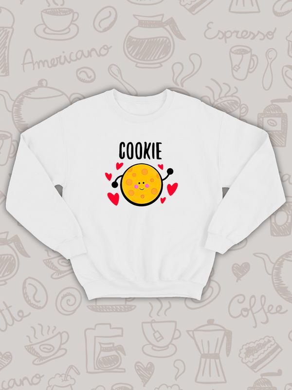 Парный свитшот кофе и печенька каваи Cookie белый женский с принтом милые чиби с сердечками сердце чибики chibbis kawai chibi kawaii для влюбленных пар парня и девушки, двоих подруг, парная одежда Парный свитшот кофе и печенька каваи Cookie белый женский с принтом милые чиби с сердечками сердце чибики chibbis kawai chibi kawaii для влюбленных пар парня и девушки, двоих подруг, парная одежда