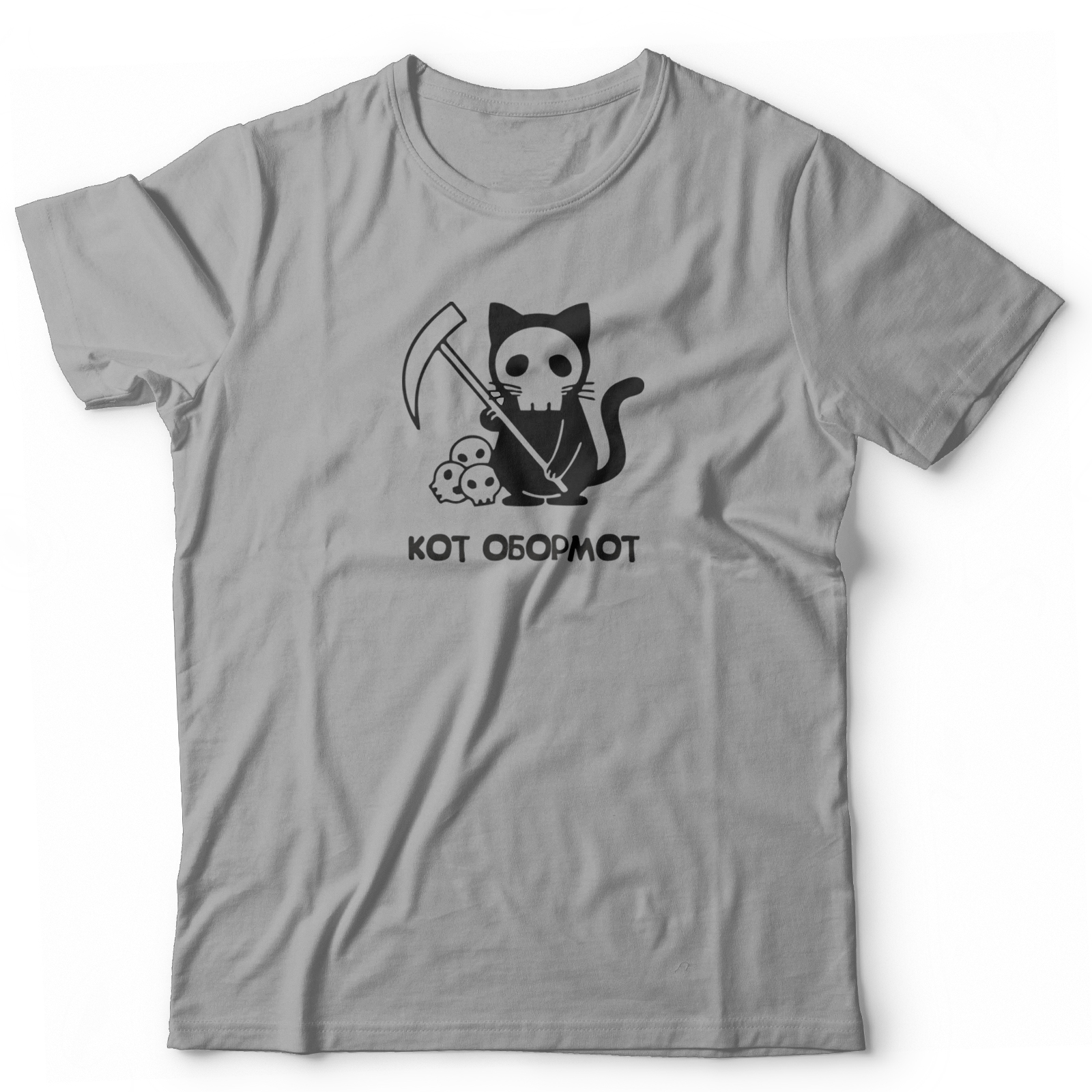Футболка с котом обормотом с принтом