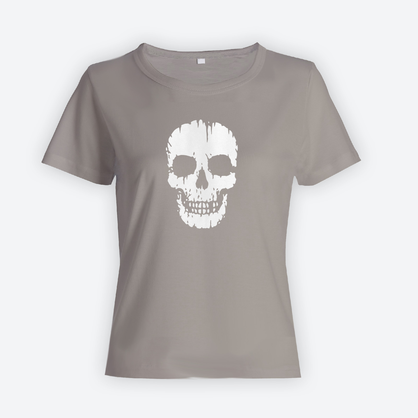 Модная футболка с принтом Череп