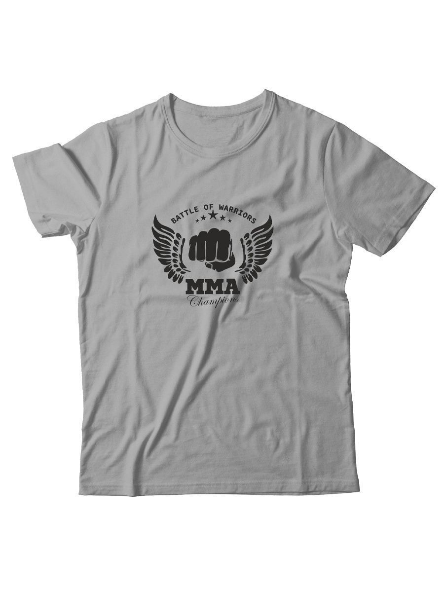 Бойцовская футболка для бойцов ММА с принтом / Спортивная