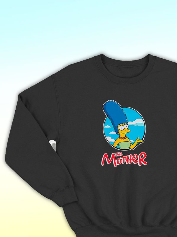 Парные свитшоты Мардж Симпсон Симсон mother черный женский с принтом Симпсоны Marge Simpson Simpsons Симсоны мама для влюбленных пар парня и девушки, двоих подруг, мемная парная одежда y2k оверсайз Парные свитшоты Мардж Симпсон Симсон mother черный женский с принтом Симпсоны Marge Simpson Simpsons Симсоны мама для влюбленных пар парня и девушки, двоих подруг, мемная парная одежда y2k оверсайз