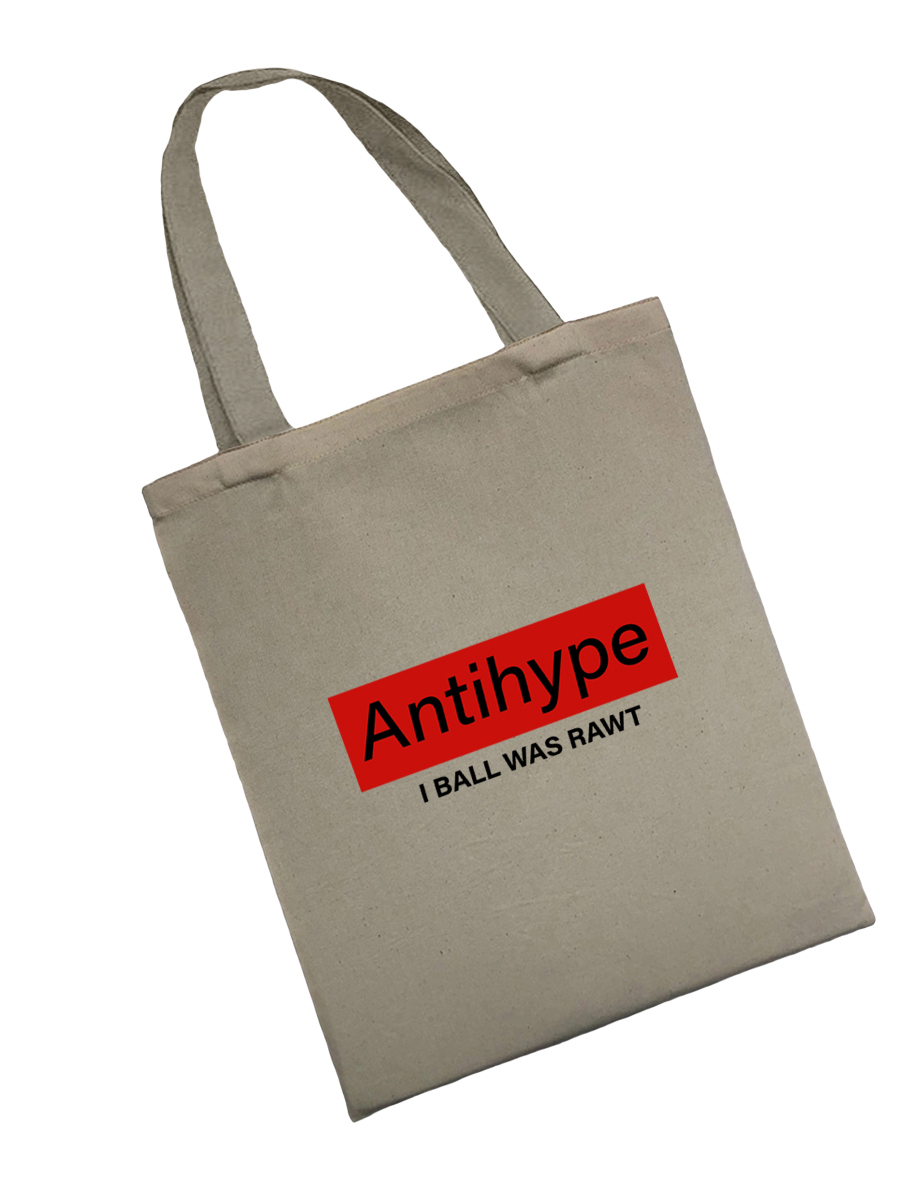 Сумка шоппер - холщовая хлопковая эко сумка с принтом Antihype