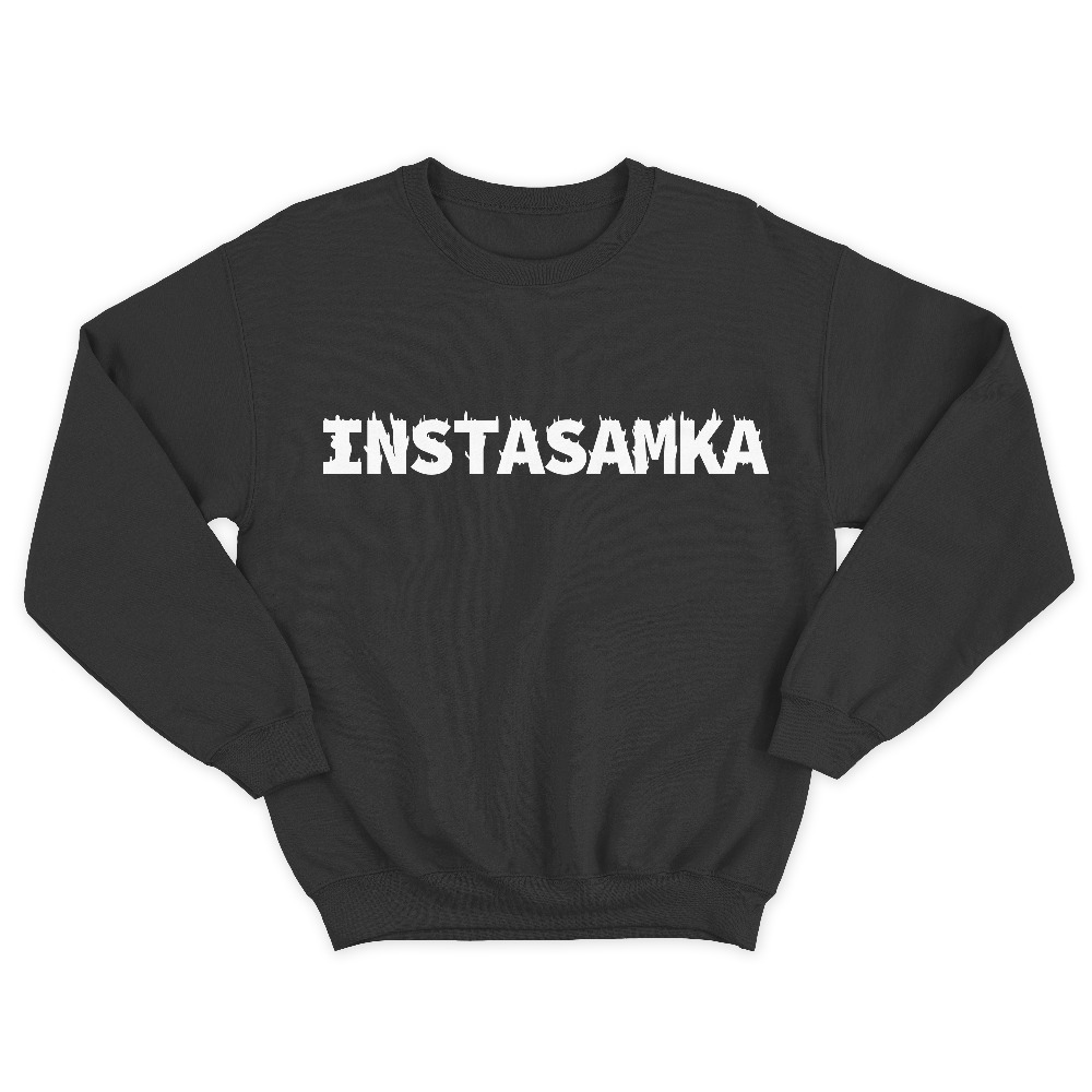 Женский свитшот с принтом Instasamka.