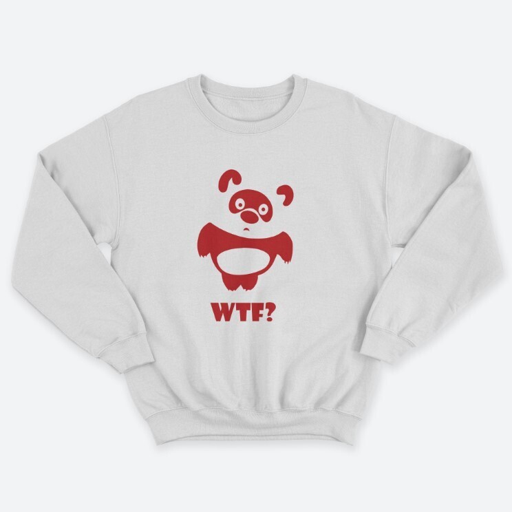 Женский свитшот с принтом WTF Vinney.