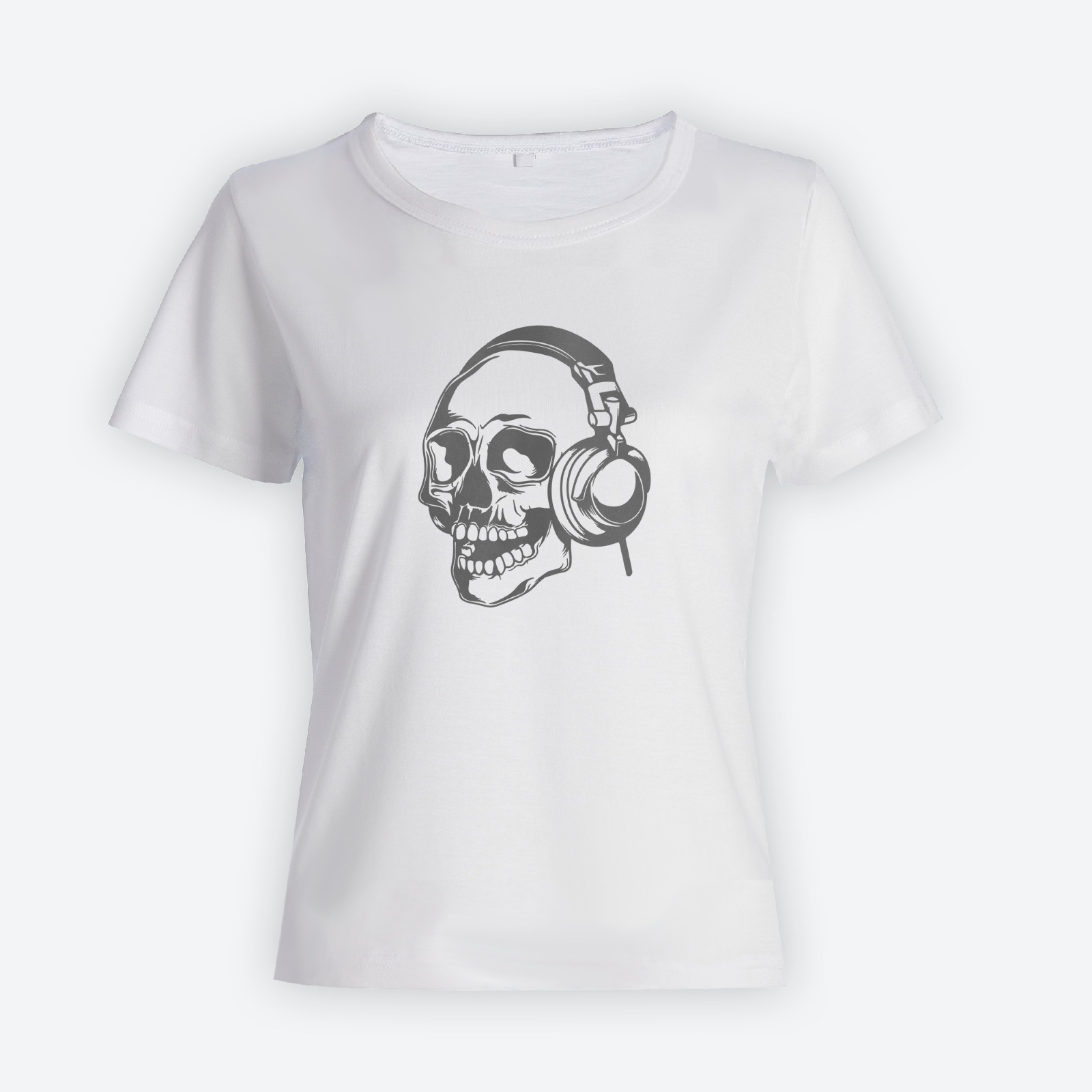 Модная футболка с принтом Череп